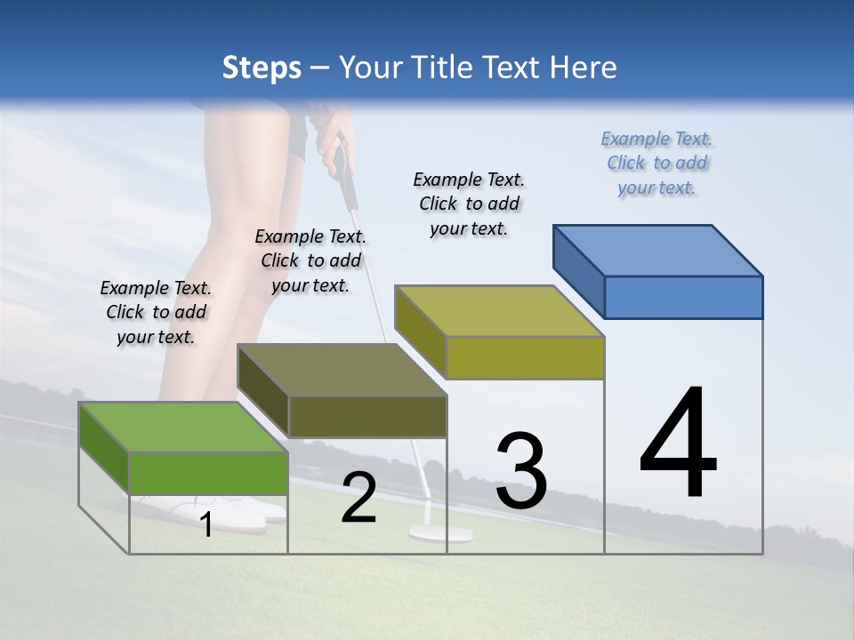 Grass Putting Course PowerPoint Template