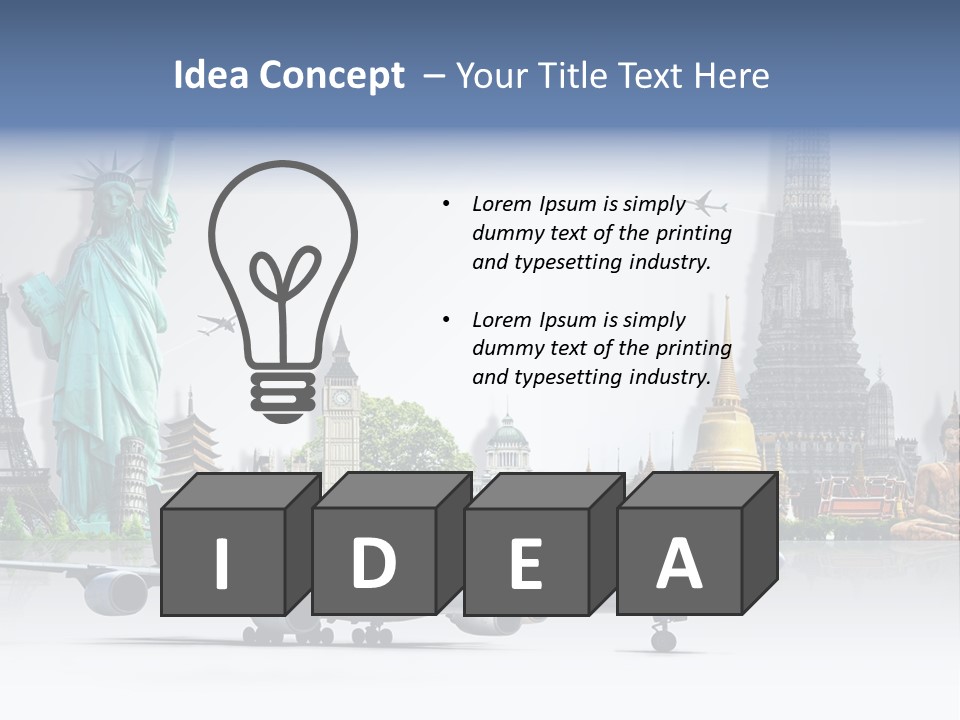 Japan Bangkok Taj PowerPoint Template