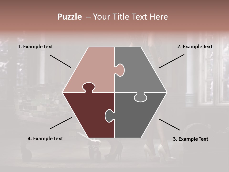Sweet Copyspace Chair PowerPoint Template