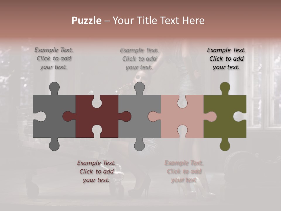 Sweet Copyspace Chair PowerPoint Template