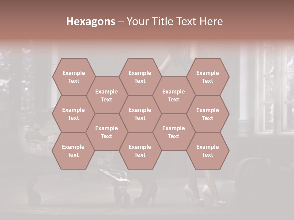 Sweet Copyspace Chair PowerPoint Template