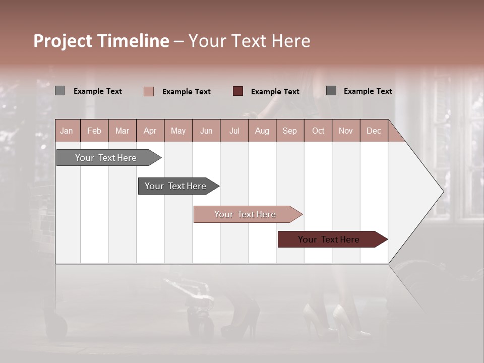 Sweet Copyspace Chair PowerPoint Template