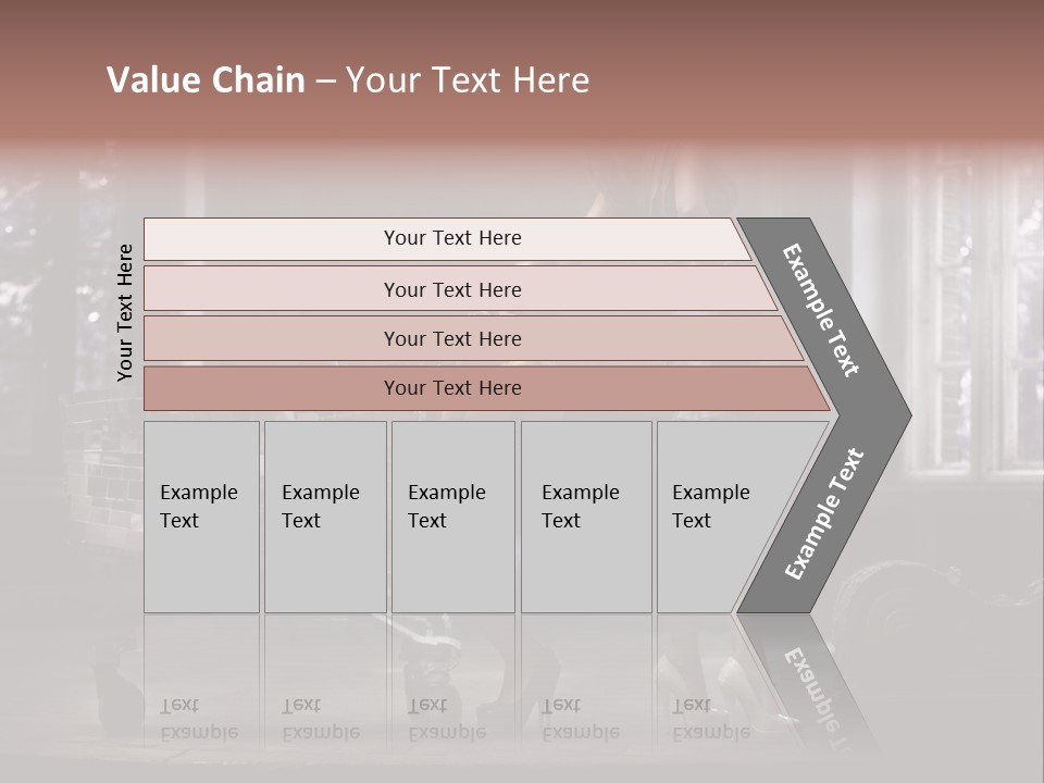 Sweet Copyspace Chair PowerPoint Template