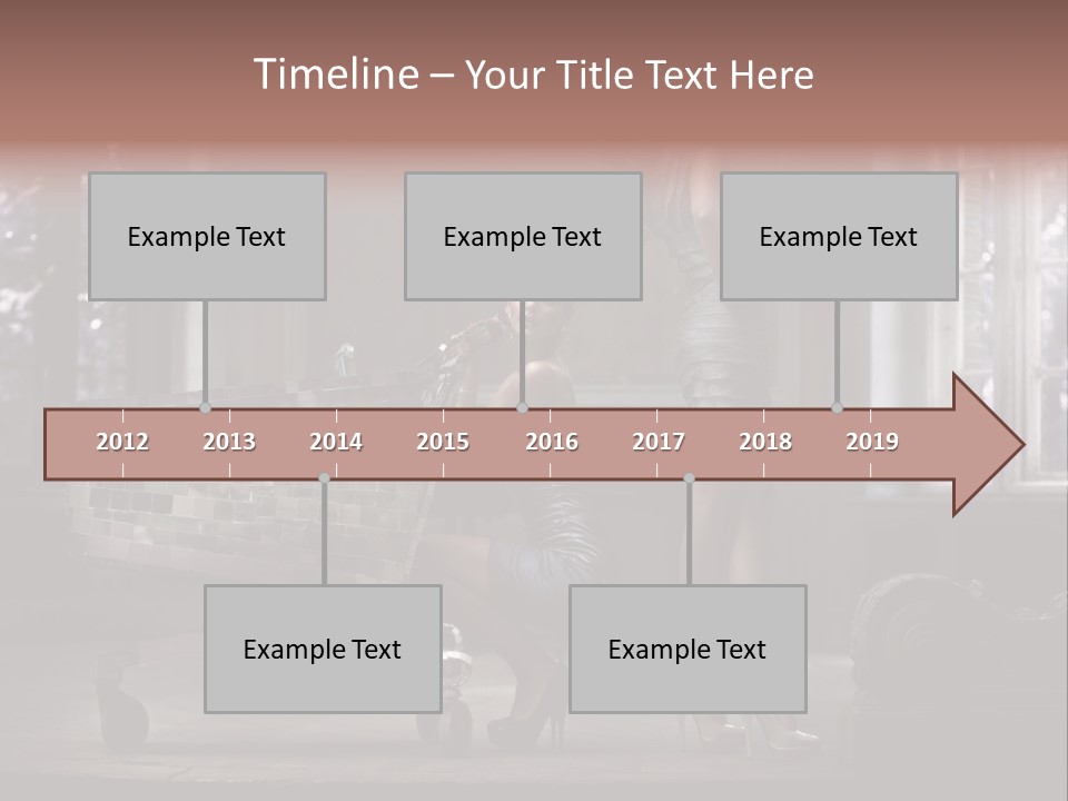 Sweet Copyspace Chair PowerPoint Template