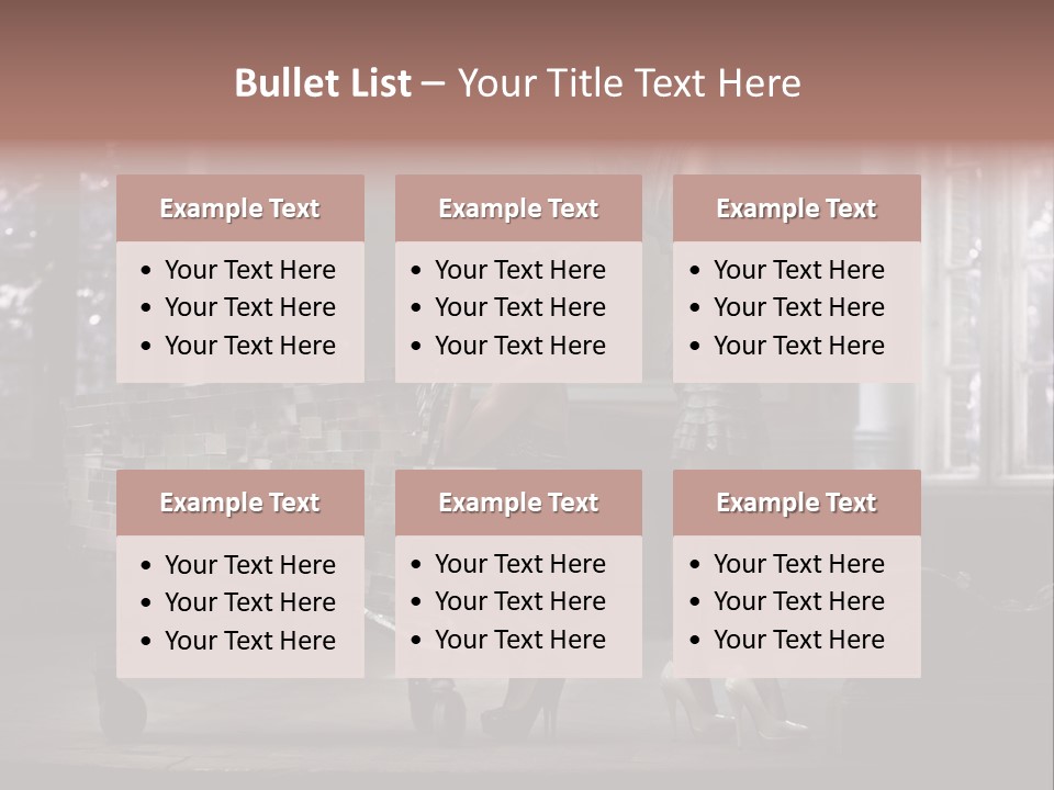 Sweet Copyspace Chair PowerPoint Template