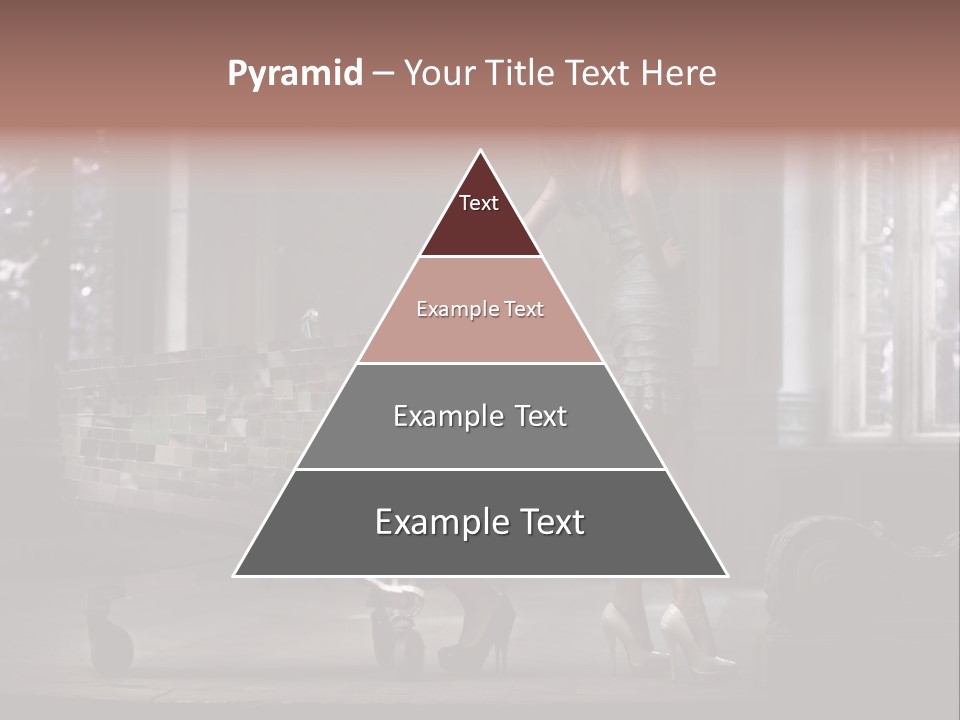 Sweet Copyspace Chair PowerPoint Template