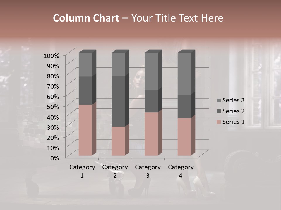 Sweet Copyspace Chair PowerPoint Template