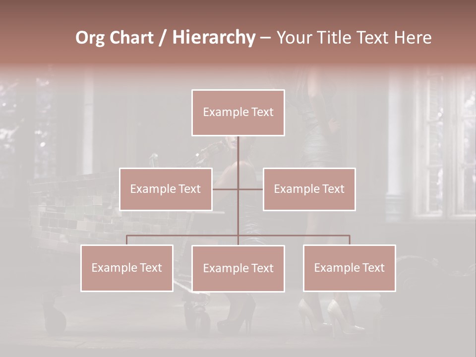 Sweet Copyspace Chair PowerPoint Template