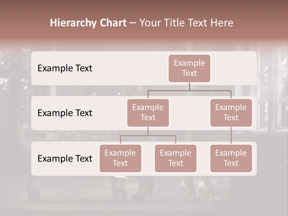 Sweet Copyspace Chair PowerPoint Template