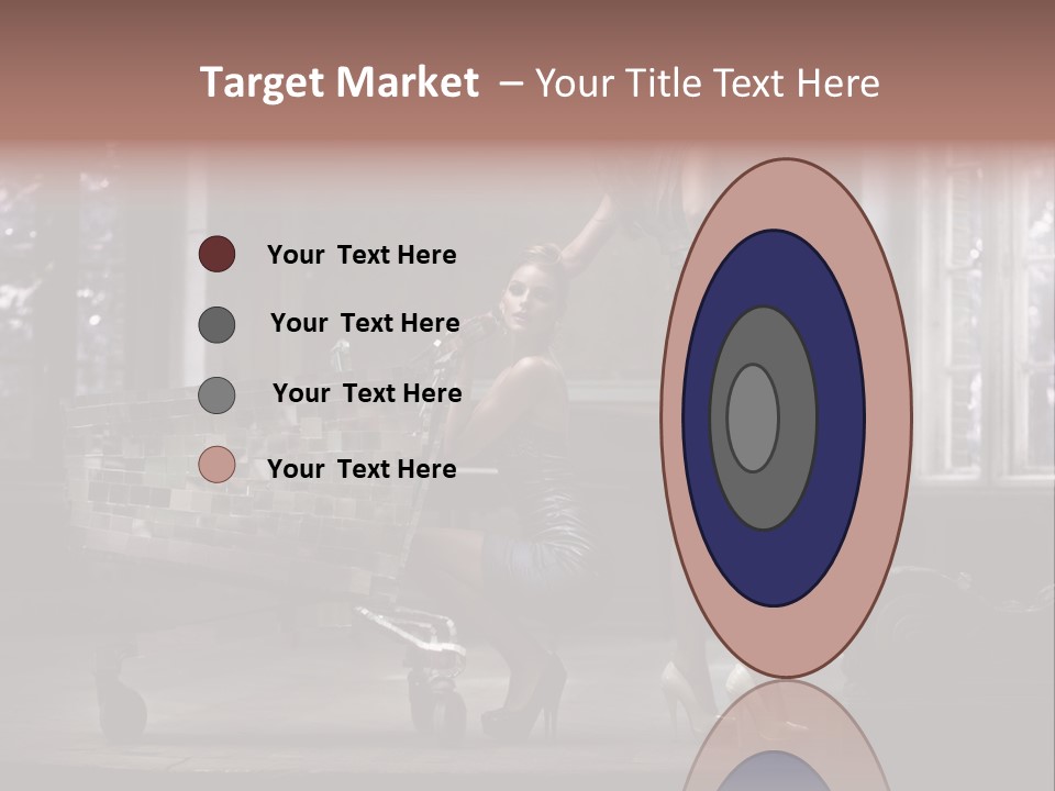 Sweet Copyspace Chair PowerPoint Template