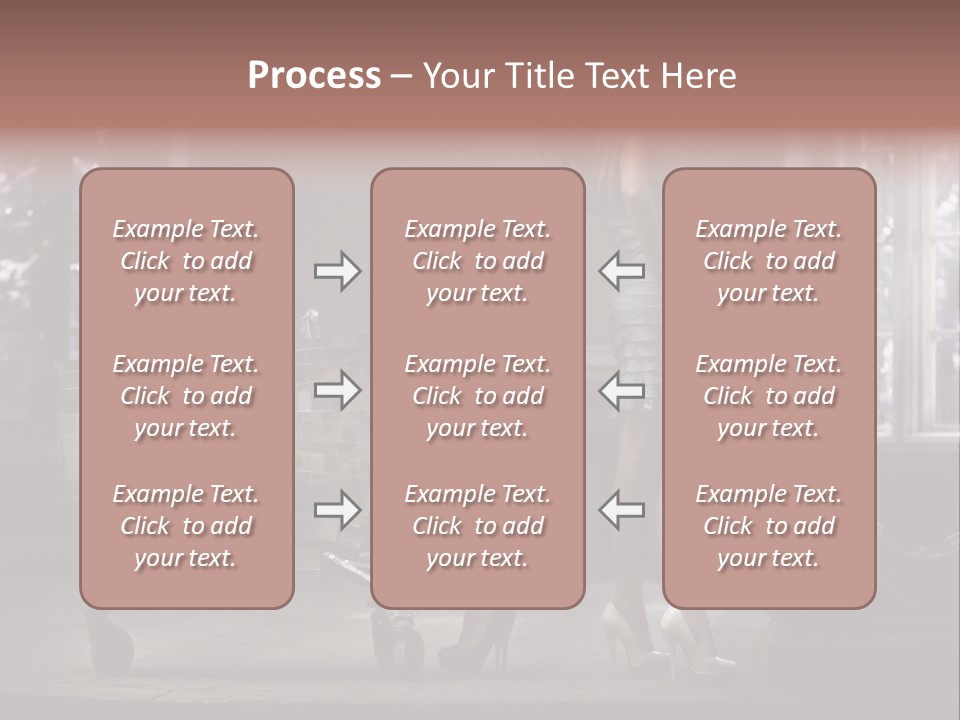 Sweet Copyspace Chair PowerPoint Template