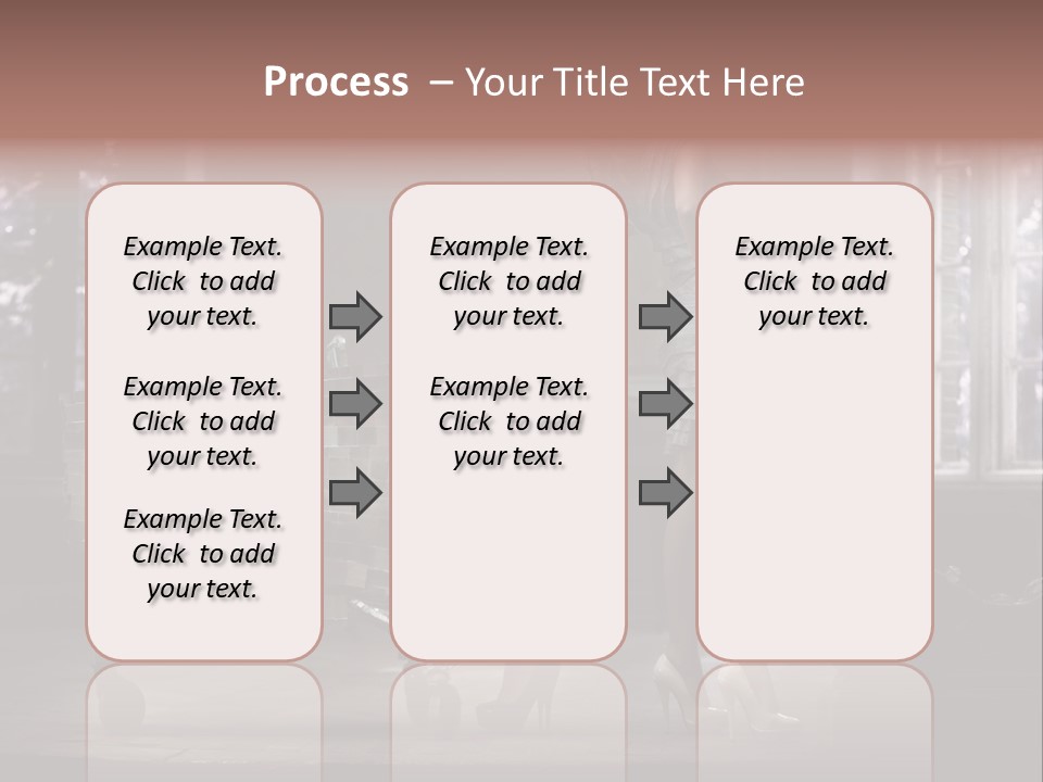 Sweet Copyspace Chair PowerPoint Template