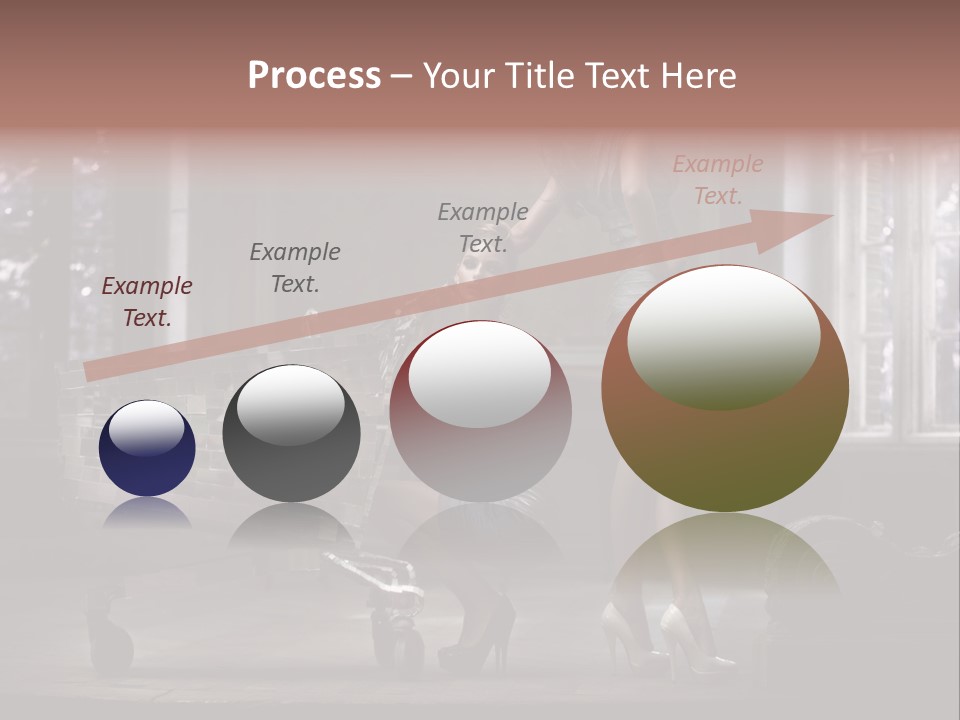 Sweet Copyspace Chair PowerPoint Template
