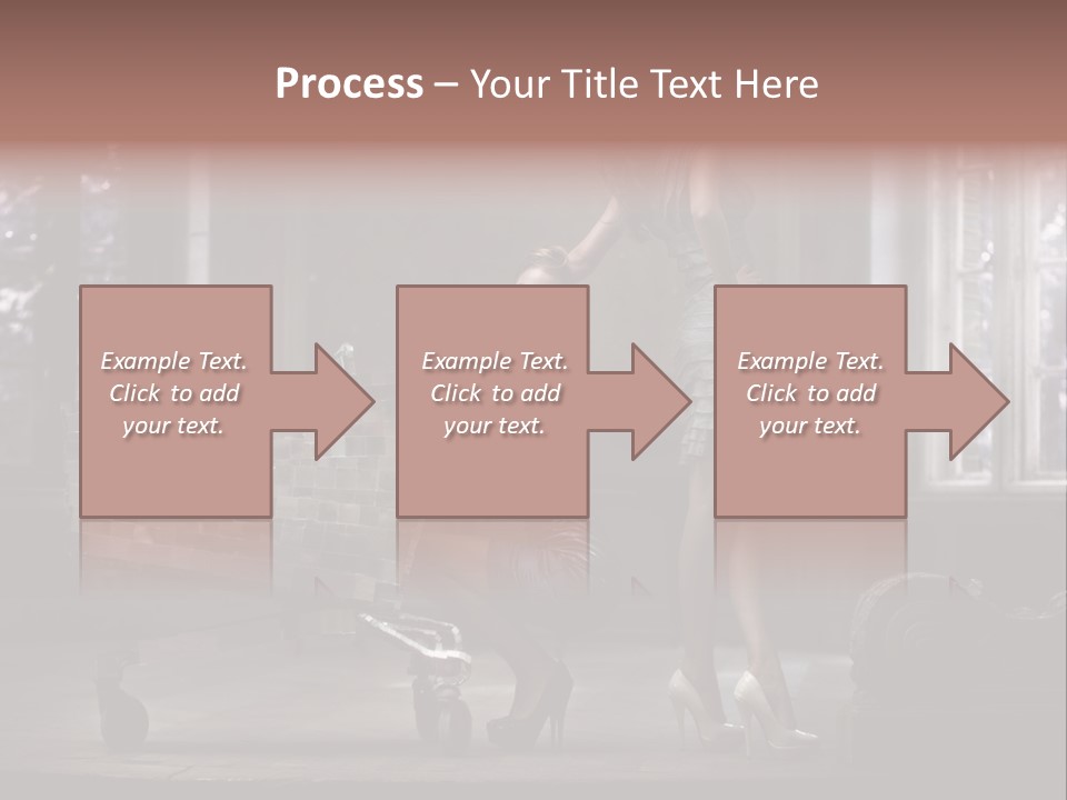 Sweet Copyspace Chair PowerPoint Template
