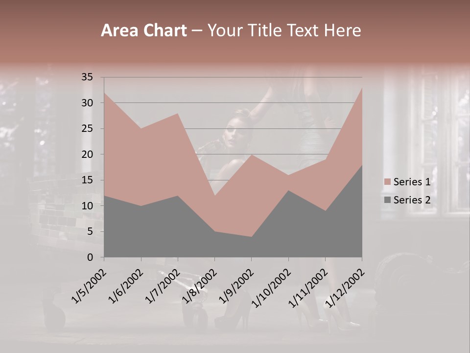 Sweet Copyspace Chair PowerPoint Template
