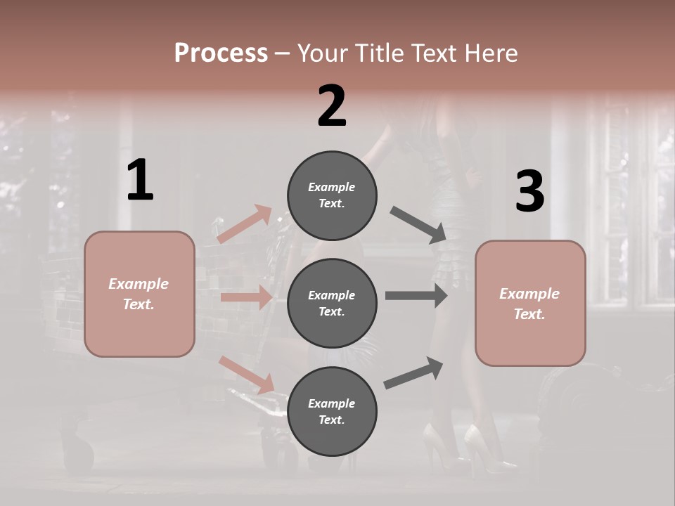 Sweet Copyspace Chair PowerPoint Template