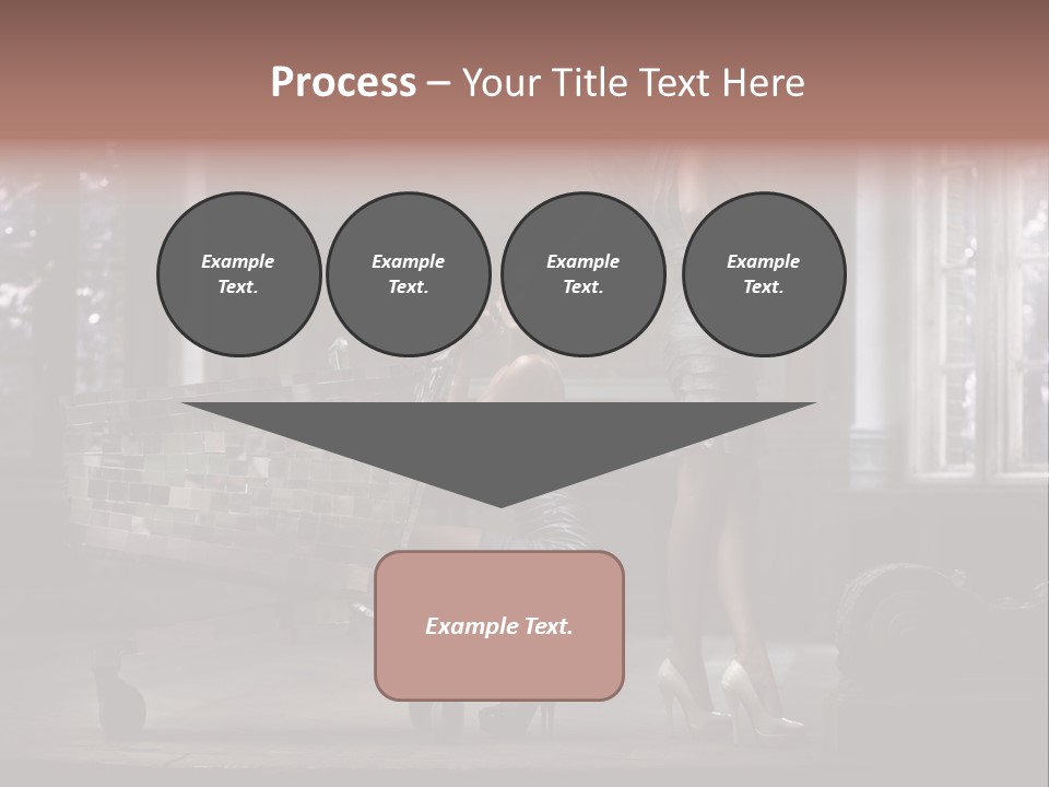 Sweet Copyspace Chair PowerPoint Template