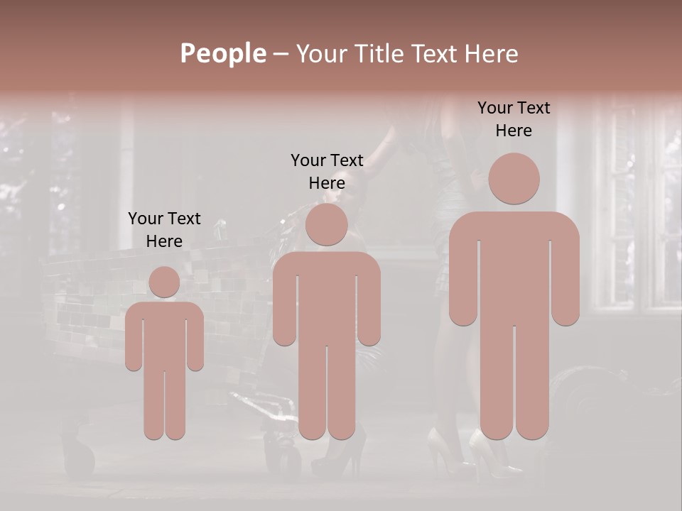 Sweet Copyspace Chair PowerPoint Template