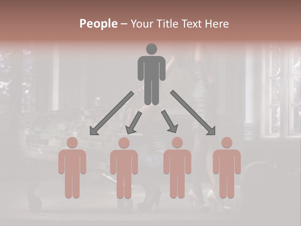 Sweet Copyspace Chair PowerPoint Template