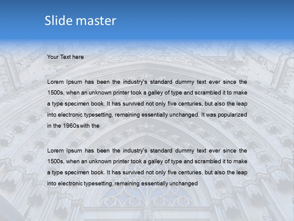 Construction Watching Floor PowerPoint Template