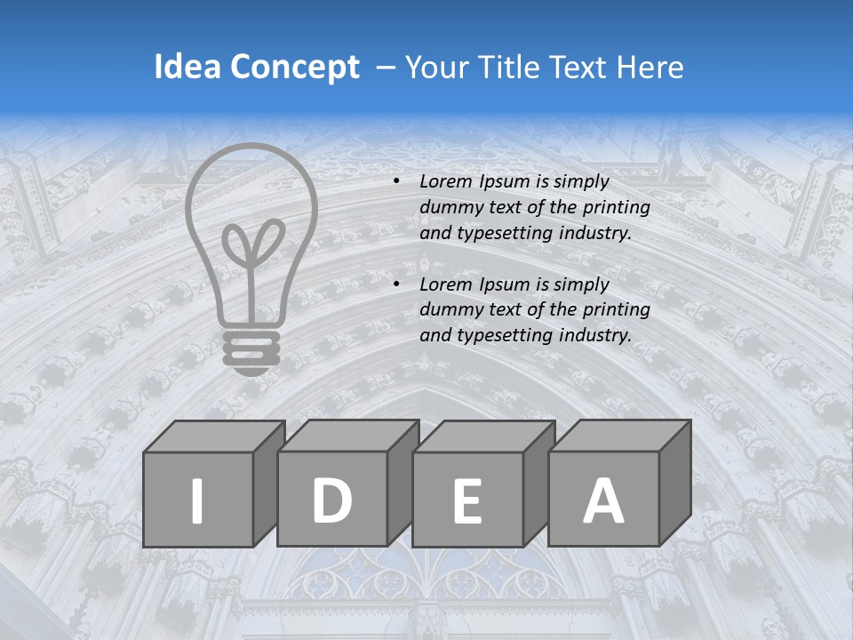 Construction Watching Floor PowerPoint Template