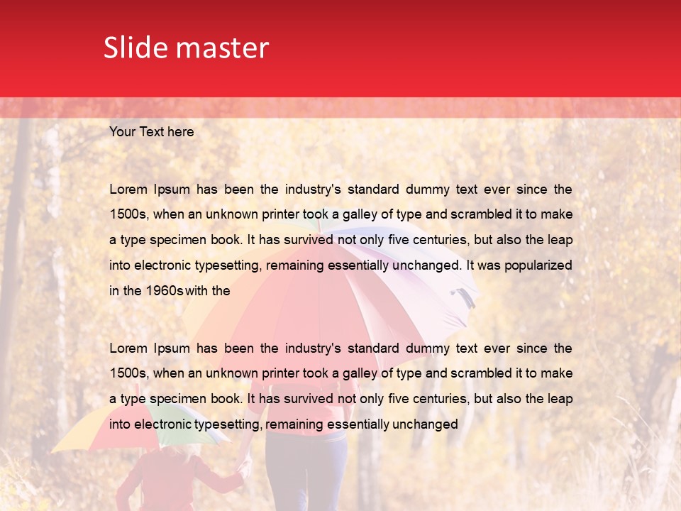 Childhood Alley Path PowerPoint Template