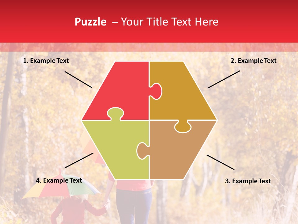 Childhood Alley Path PowerPoint Template