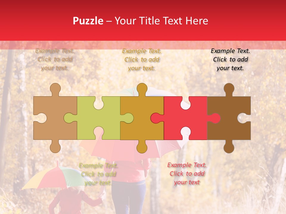 Childhood Alley Path PowerPoint Template