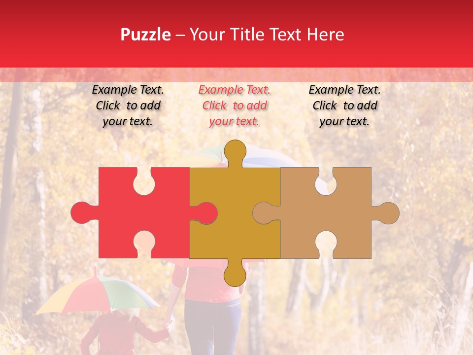 Childhood Alley Path PowerPoint Template