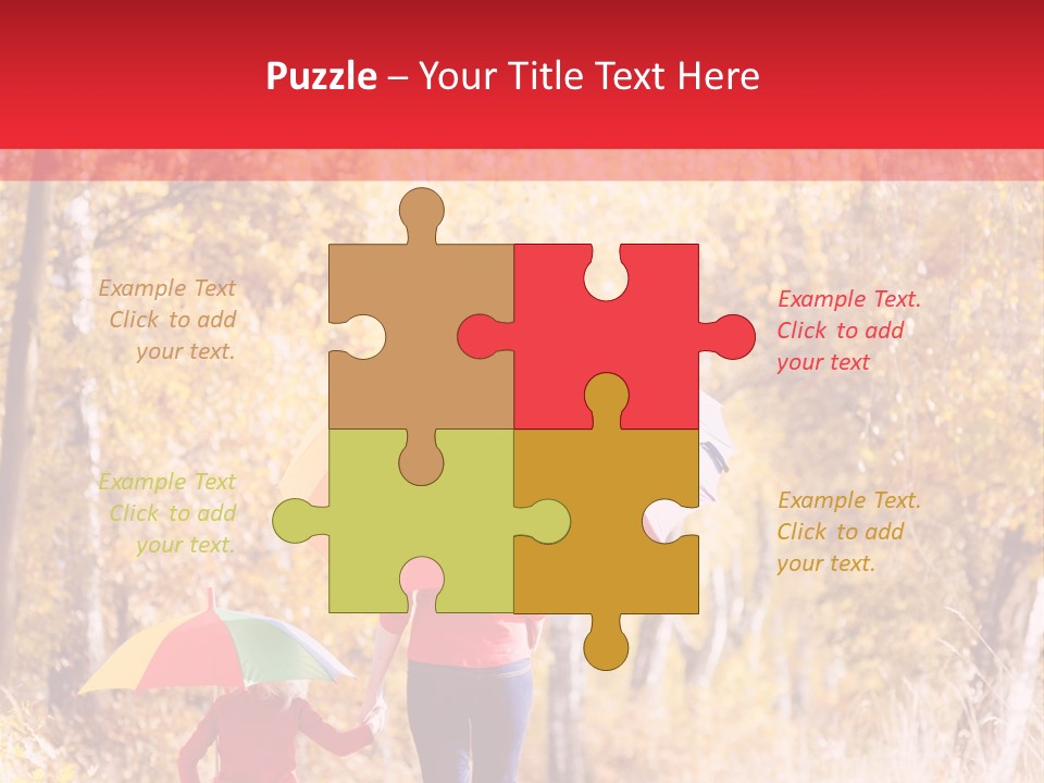 Childhood Alley Path PowerPoint Template