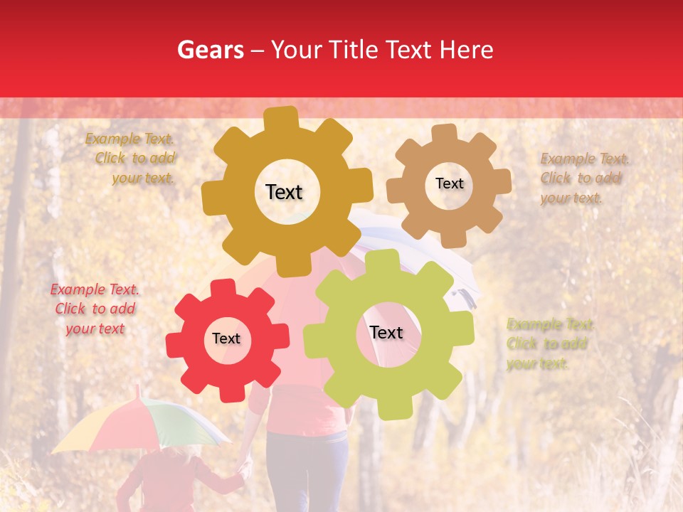 Childhood Alley Path PowerPoint Template