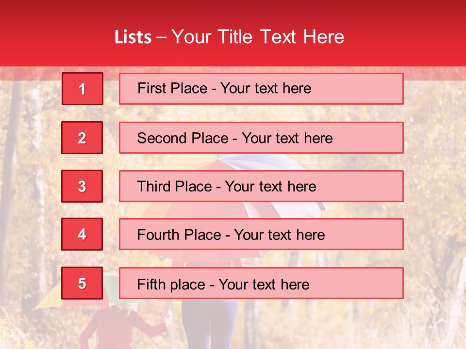 Childhood Alley Path PowerPoint Template
