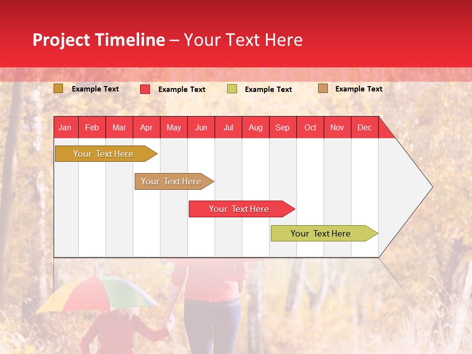 Childhood Alley Path PowerPoint Template