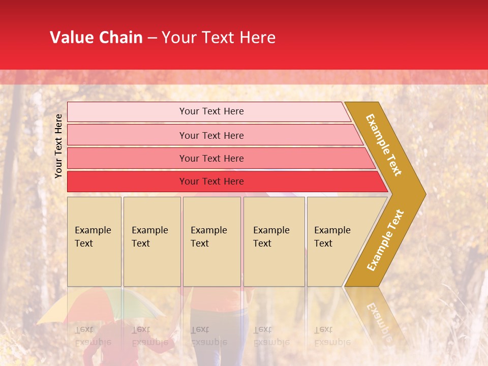 Childhood Alley Path PowerPoint Template