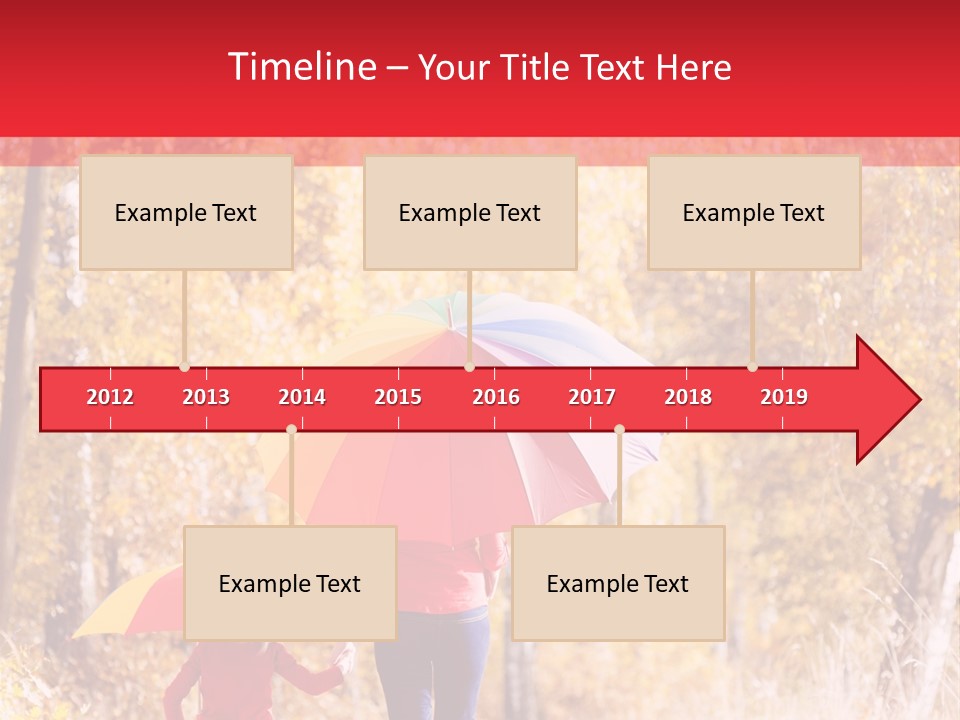 Childhood Alley Path PowerPoint Template