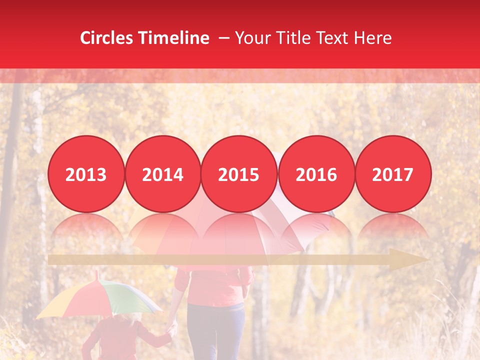 Childhood Alley Path PowerPoint Template