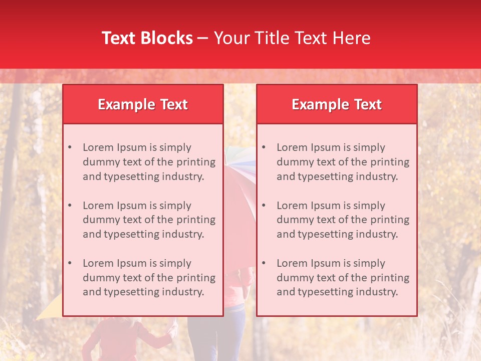 Childhood Alley Path PowerPoint Template