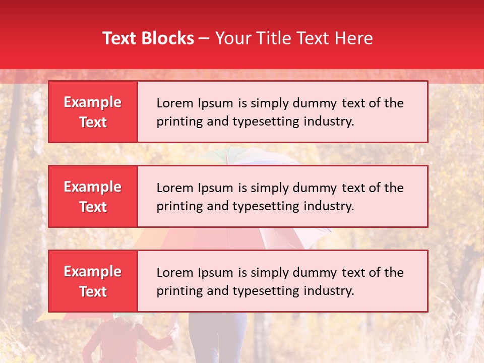 Childhood Alley Path PowerPoint Template