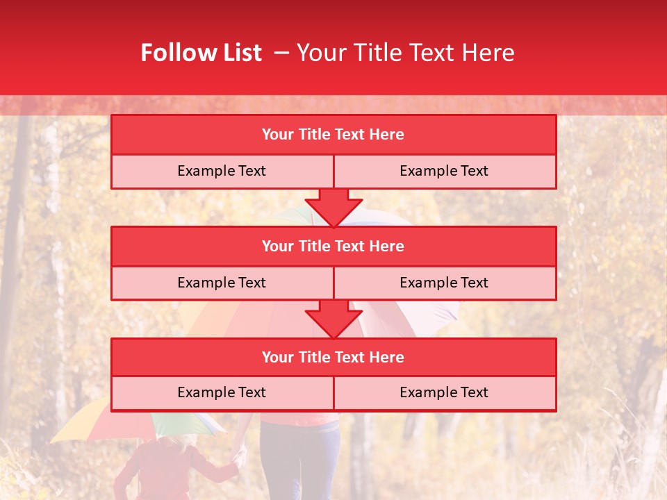 Childhood Alley Path PowerPoint Template