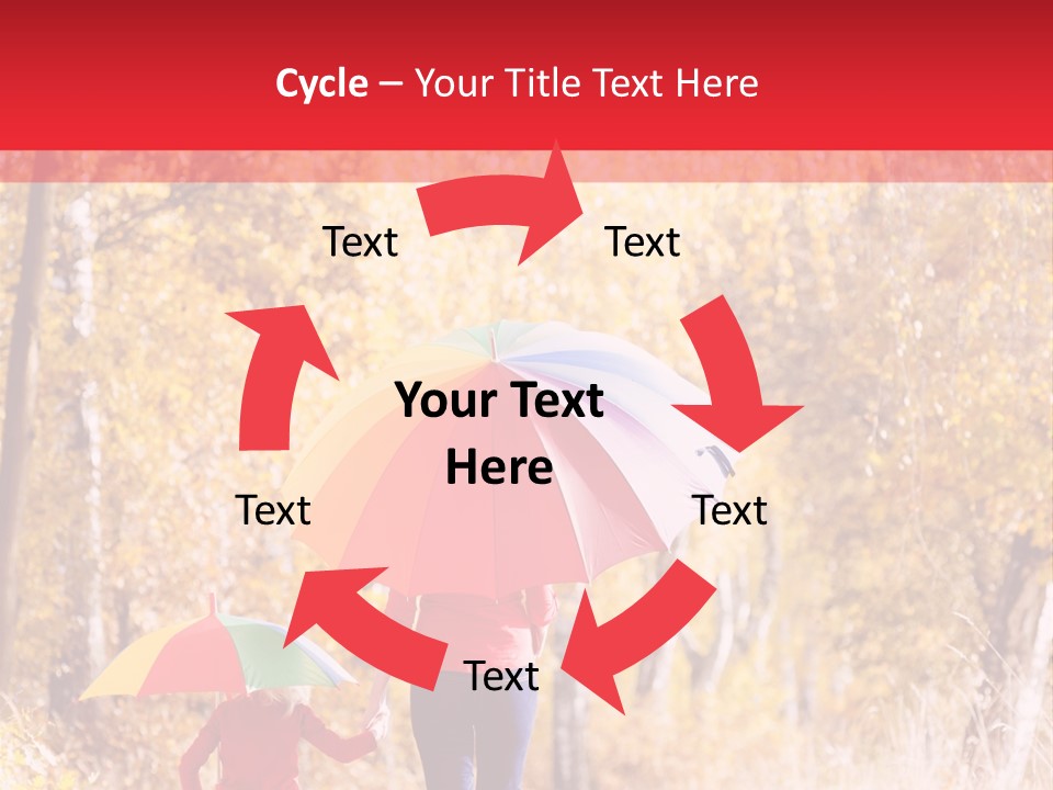 Childhood Alley Path PowerPoint Template