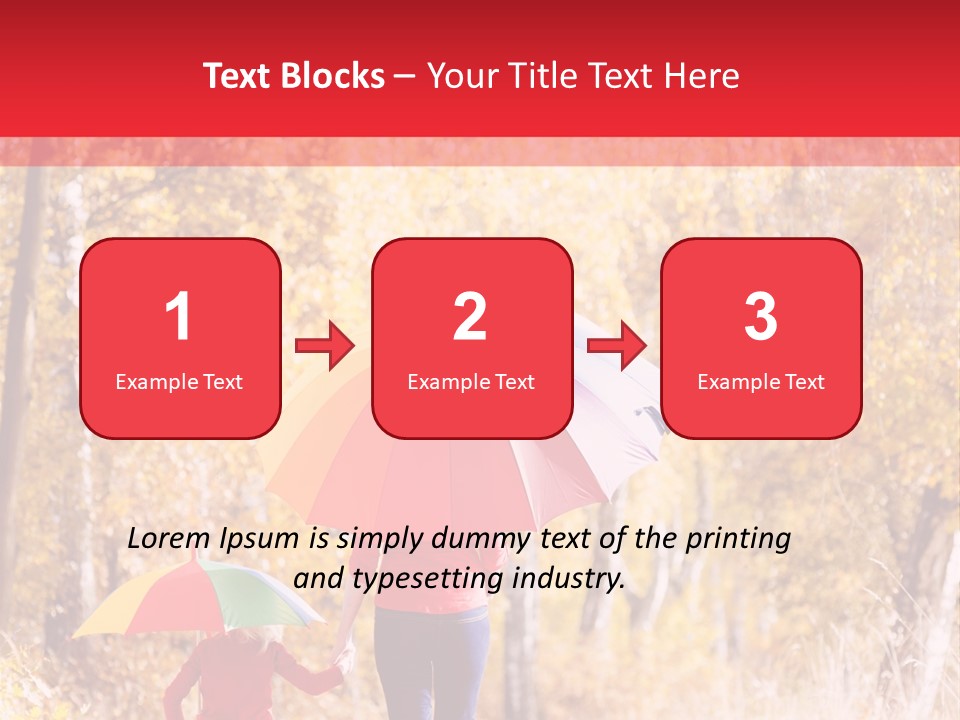 Childhood Alley Path PowerPoint Template