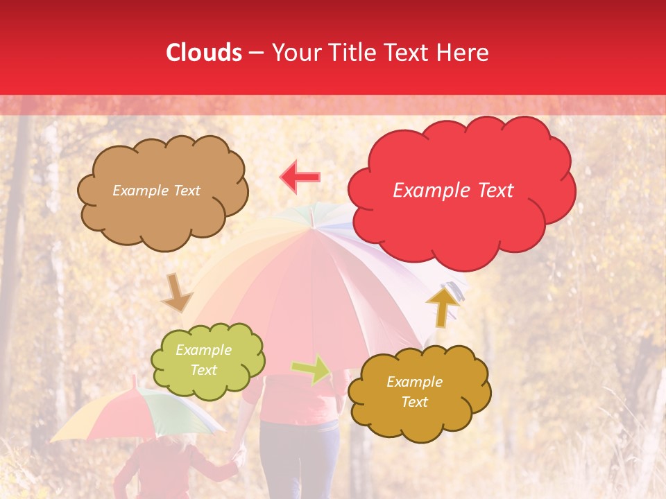 Childhood Alley Path PowerPoint Template