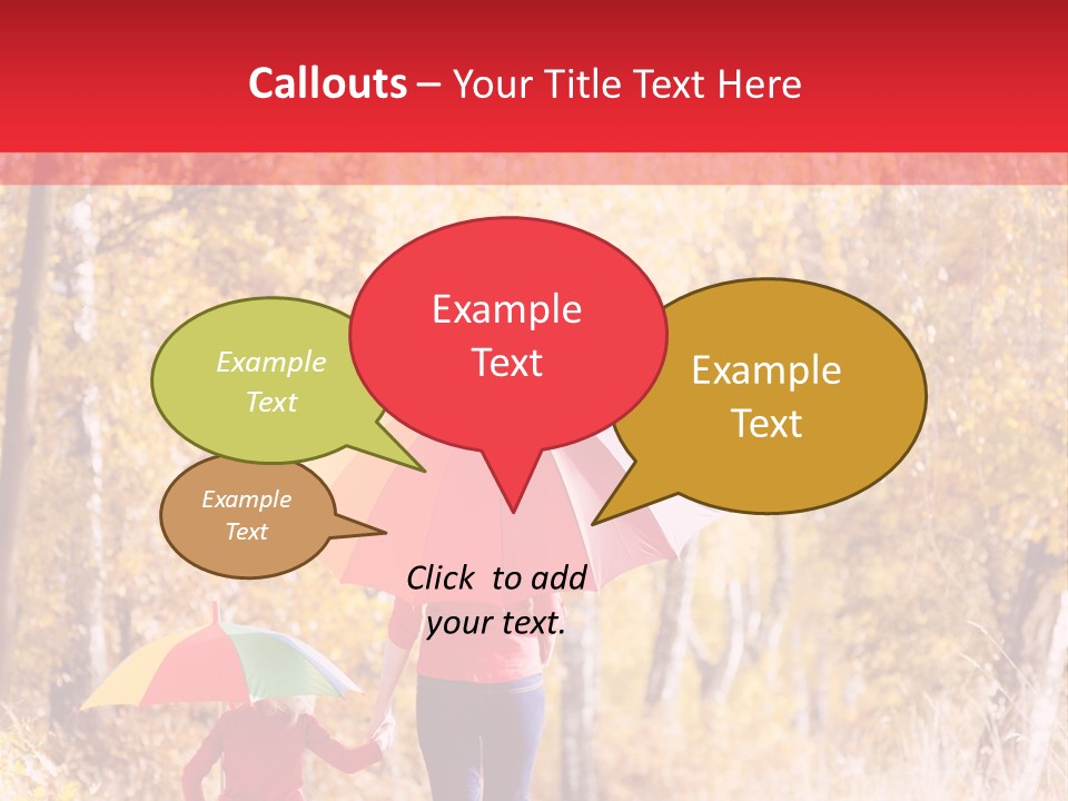 Childhood Alley Path PowerPoint Template