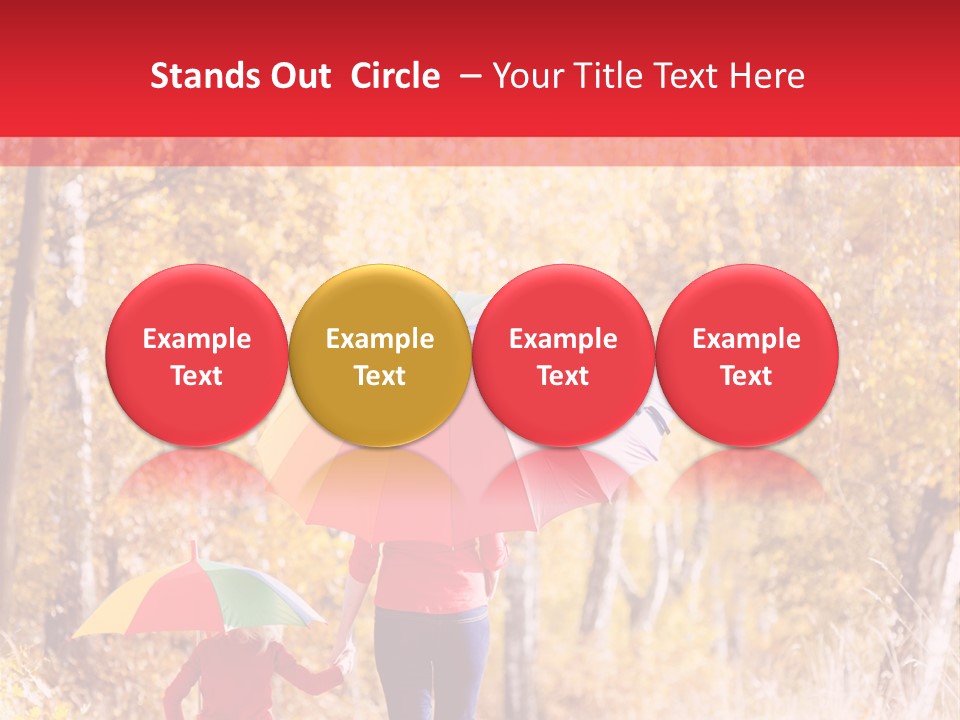 Childhood Alley Path PowerPoint Template