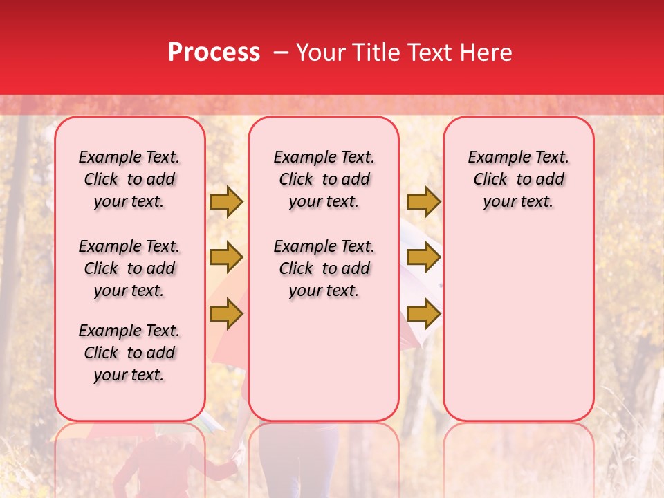 Childhood Alley Path PowerPoint Template