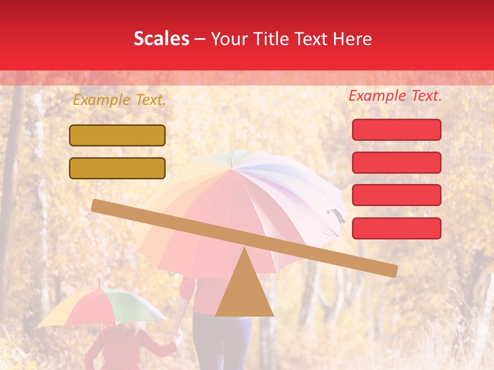 Childhood Alley Path PowerPoint Template