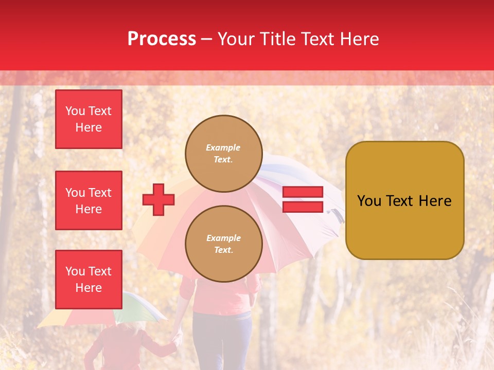Childhood Alley Path PowerPoint Template