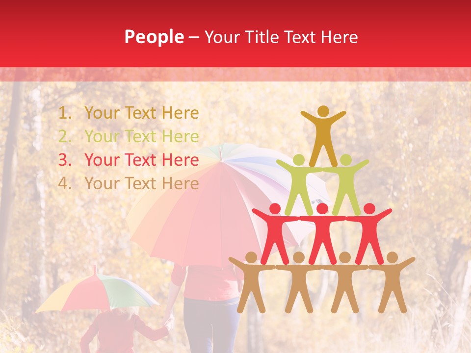 Childhood Alley Path PowerPoint Template