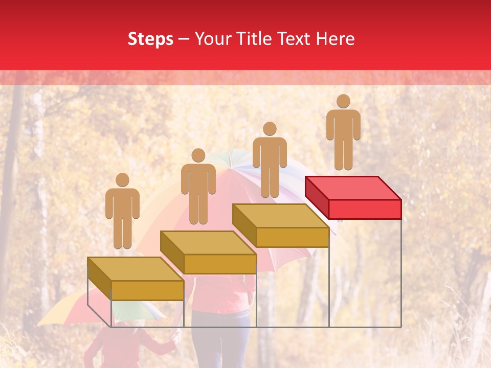 Childhood Alley Path PowerPoint Template