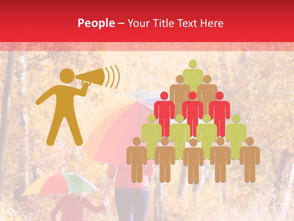 Childhood Alley Path PowerPoint Template